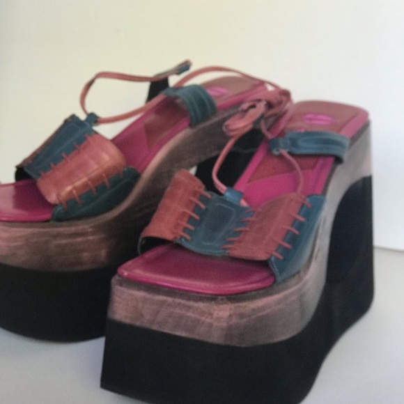 buffalo platform sandals